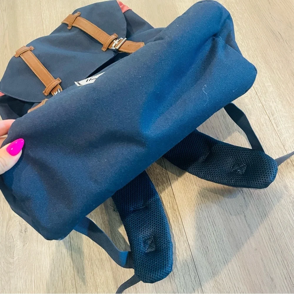 Herschel Supply Co. Navy Backpack with Tan Accents
